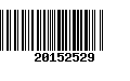 Código de Barras 20152529