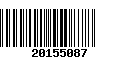 Código de Barras 20155087