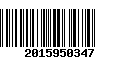 Código de Barras 2015950347