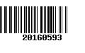 Código de Barras 20160593