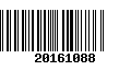 Código de Barras 20161088