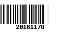 Código de Barras 20161170