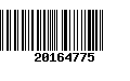 Código de Barras 20164775