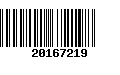 Código de Barras 20167219