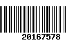 Código de Barras 20167578