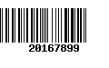 Código de Barras 20167899