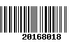 Código de Barras 20168018