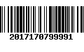 Código de Barras 2017170799991