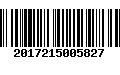 Código de Barras 2017215005827