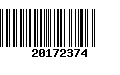 Código de Barras 20172374