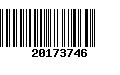 Código de Barras 20173746