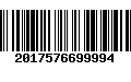 Código de Barras 2017576699994