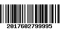 Código de Barras 2017602799995