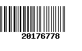 Código de Barras 20176778