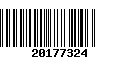 Código de Barras 20177324