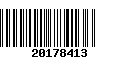 Código de Barras 20178413