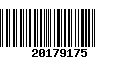 Código de Barras 20179175