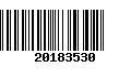 Código de Barras 20183530