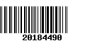 Código de Barras 20184490