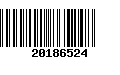 Código de Barras 20186524