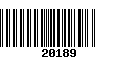 Código de Barras 20189