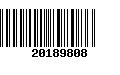 Código de Barras 20189808