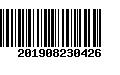 Código de Barras 201908230426