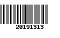 Código de Barras 20191313