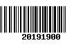 Código de Barras 20191900