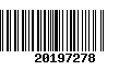 Código de Barras 20197278