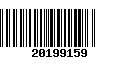 Código de Barras 20199159