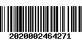 Código de Barras 2020002464271