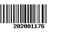 Código de Barras 202001176