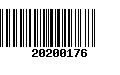 Código de Barras 20200176