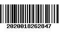 Código de Barras 2020018262847