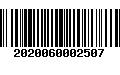 Código de Barras 2020060002507