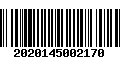 Código de Barras 2020145002170