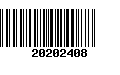 Código de Barras 20202408