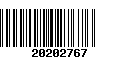 Código de Barras 20202767