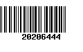 Código de Barras 20206444