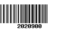 Código de Barras 2020900