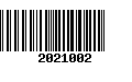 Código de Barras 2021002