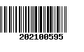 Código de Barras 202100595