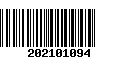 Código de Barras 202101094