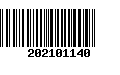 Código de Barras 202101140