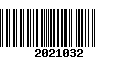 Código de Barras 2021032