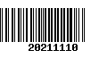 Código de Barras 20211110