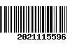 Código de Barras 2021115596