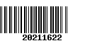 Código de Barras 20211622