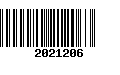 Código de Barras 2021206